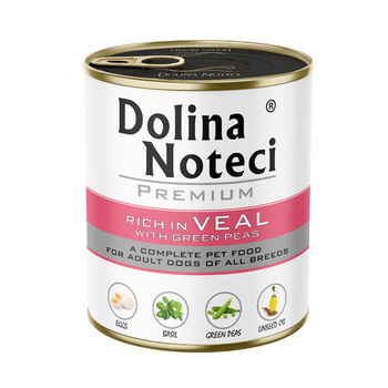 Dolina Noteci PREMIUM rica en ternera con guisantes 12x800g -2% taniej w zestawie