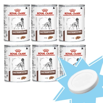 ROYAL CANIN Gastrointestinal 6x400g + Tapa para lata de 400g ¡GRATIS!