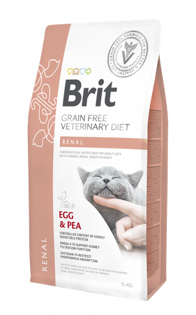 Brit Grain Free Veterinary Diet Gato Renal Huevo y Guisantes 2kg