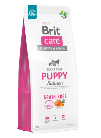 BRIT CARE Dog Grain-free Puppy Salmón 12kg