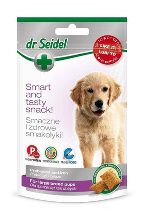 Laboratorio DermaPharm Dr Seidel Golosinas para Cachorros de Razas Grandes 90g