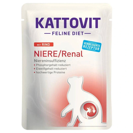Kattovit Niere/Carne de vacuno 85g
